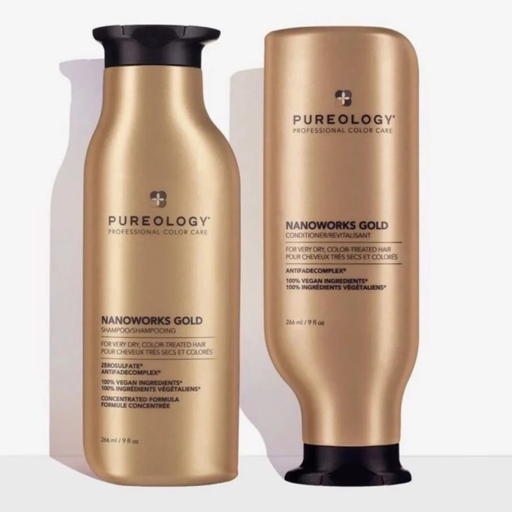 ‼️Pureology Nanoworks Gold Hair Shampoo and Conditioner SET 9 ounce BEST